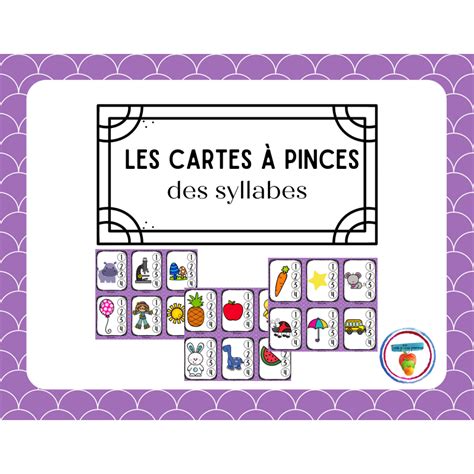 Carte Pince Des Syllabes