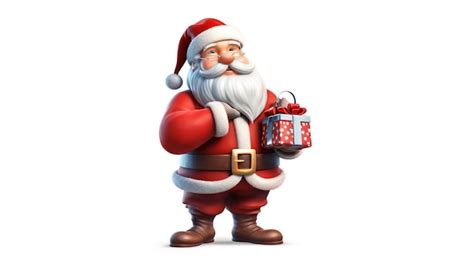 Premium AI Image | Happy Santa Claus Saint Nicholas looking at camera