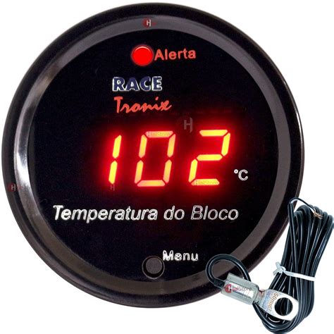 Medidor Temperatura Bloco Gua Digital Racetronix Tb Carro Frete Gr Tis