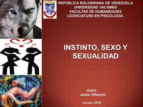 Instinto Sexo Y Sexualidad Ppt