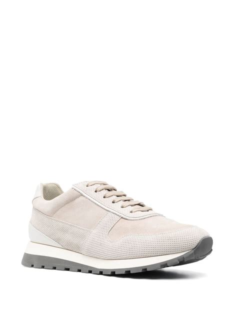 Brunello Cucinelli Low Top Panelled Sneakers Farfetch