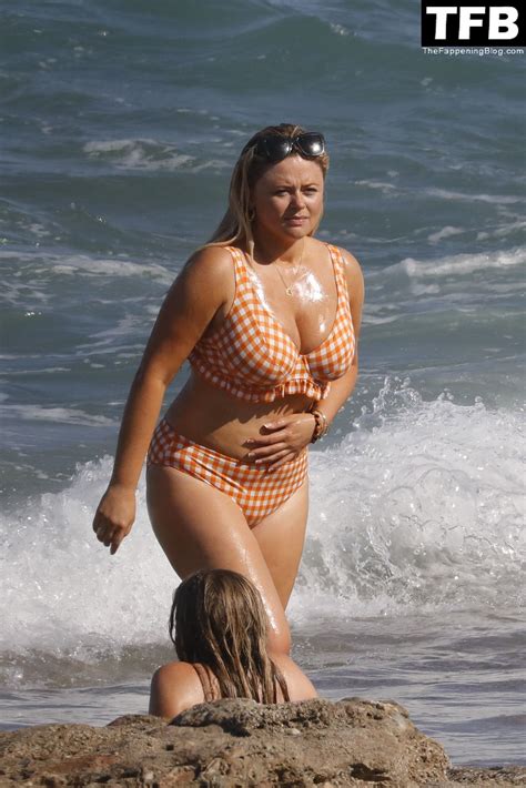 Emily Atack Is Seen Having Fun By The Sea And Doing A Shoot On Holiday