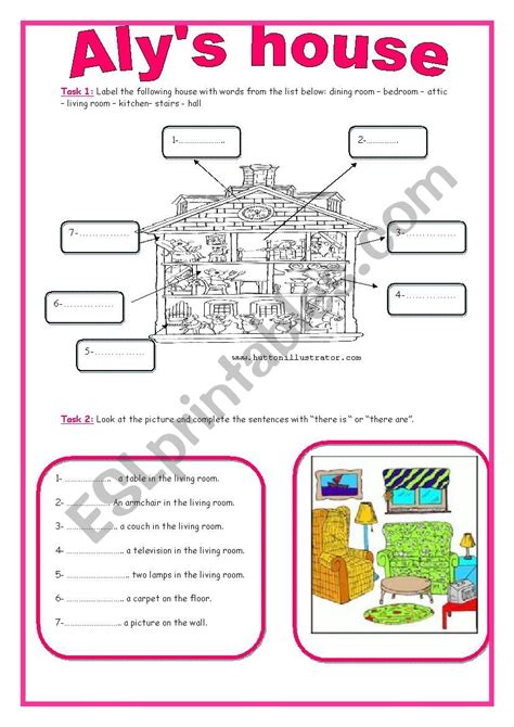 Th Form Module Section Alys House Esl Worksheet By Habibb