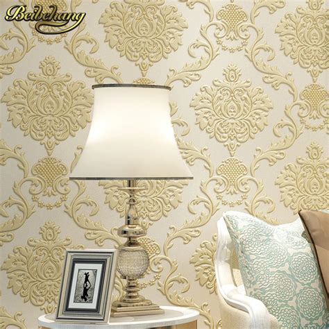 Beibehang Shangdi D European Non Woven Wallpaper Damascus Living Room