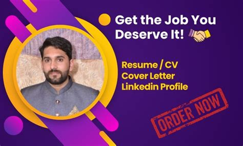 Write A Professional Resume Cv Cover Letter And Linkedin By