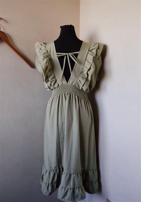 Pastel Green Dress on Carousell