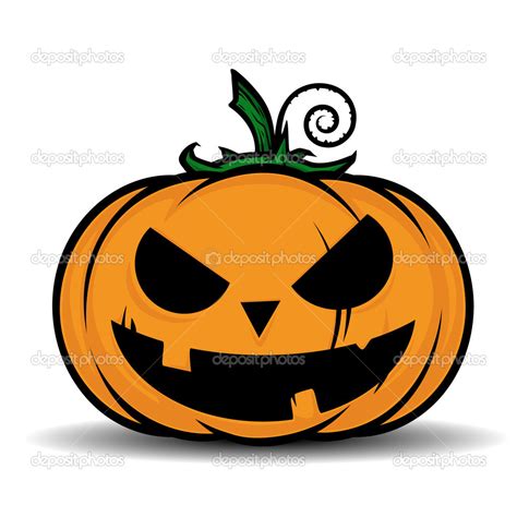 Vector Ilustraci N De Dibujos Animados De Calabaza De Halloween