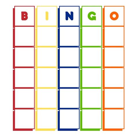 Blank Bingo Cards Bingo Cards To Print Bingo Patterns Bingo Cards