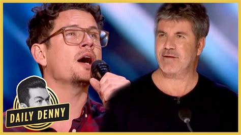 Americas Got Talent Simon Cowell Hits The Golden Buzzer For Father Of