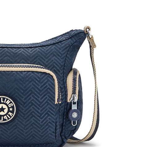 Gabbie Mini Printed Crossbody Bag Endless Blue Embossed Kipling