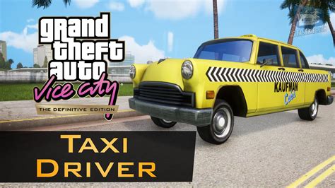 Gta Vice City Taxi Driver Guide [point A To Point B Trophy] Youtube