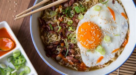 Bacon And Egg Breakfast Ramen Recipe Fresh Recipes Nz