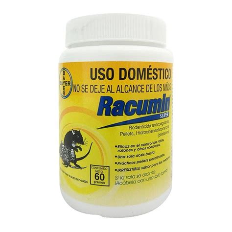 Rodenticida Racumin Super Bayer Anticoagulante Uso Dom Stico G Walmart