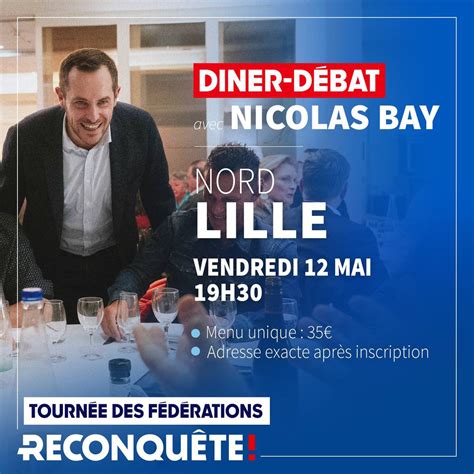 Nicolas Bay on Twitter Je suis heureux de vous retrouver à Lille pour