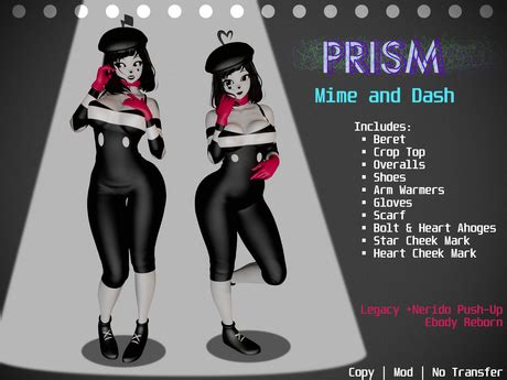 Second Life Marketplace - //PRISM// - Mime and Dash Outfit