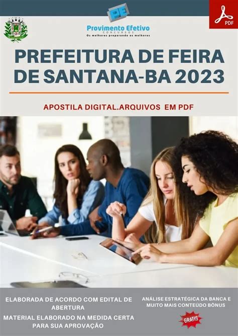 Provimento Efetivo Concursos Apostila Prefeitura Feira De Santana Ba