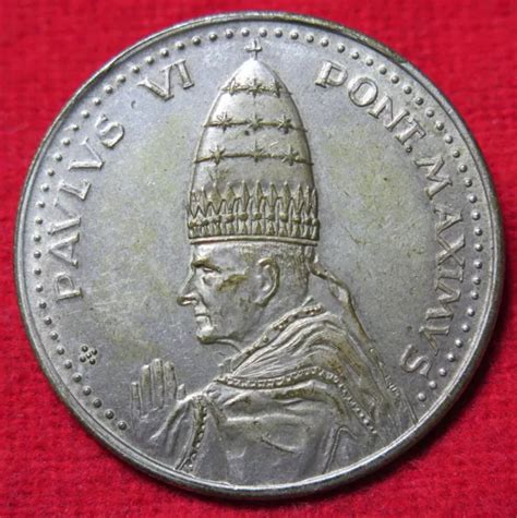 Medaglia Ricordo Anno Santo Vaticano Roma Papa Paolo Paulus Vi