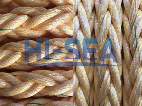 High Tensile Double Braided Polyester And Polypropylene Mixed Marine Rope