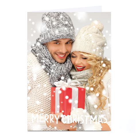 Buy Photo Christmas Card Full Photo Portrait Merry Christmas For Gbp 1 79 Card Factory Uk