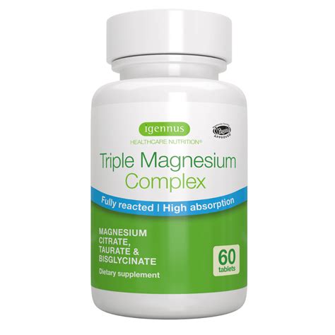 Igennus Triple Magnesium Complex Vegan High Absorption Chelated