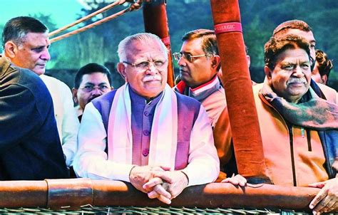 Haryana CM inaugurates hot balloon project to boost tourism, ET ...