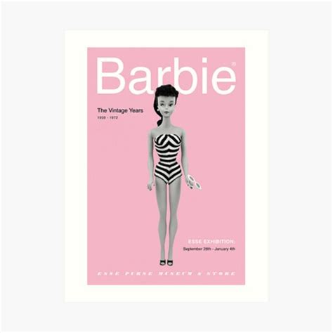 Vintage Barbie Art Prints Redbubble