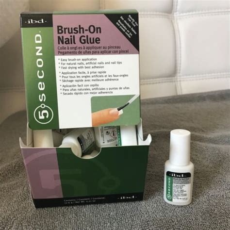 Ibd Second Brush On Nail Glue Pk G Ebay