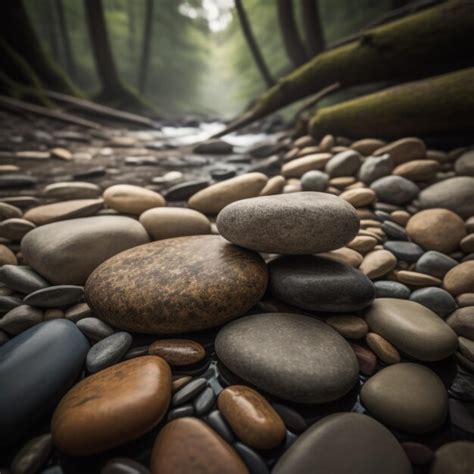 Premium Photo River Stones