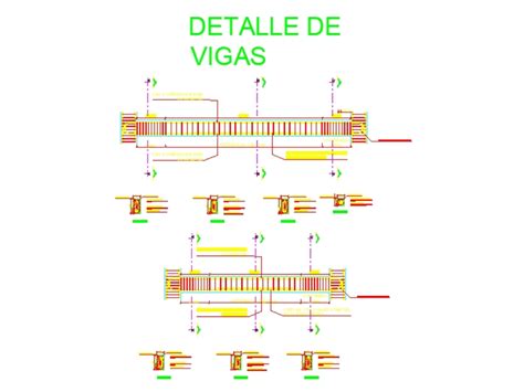 Planos De Detalles De Vigas De Cimentacion En Dwg Autocad The Best