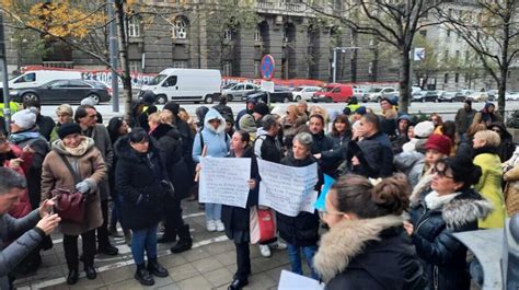 Radnici u socijalnoj zaštiti najavili štrajk upozorenja na protestu