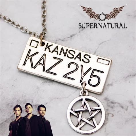 Кулон Номерной Знак Импала: Сверхъестественное (Impala's License Plate ...