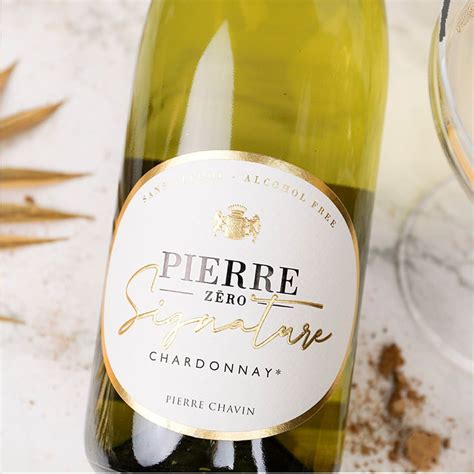 Pierre Zero Signature White Chardonnay Non Alcoholic White Wine Ml