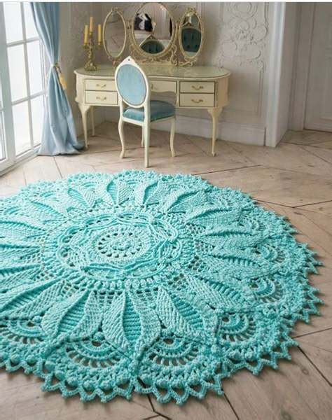 Crochet Doily Rug Tutorial