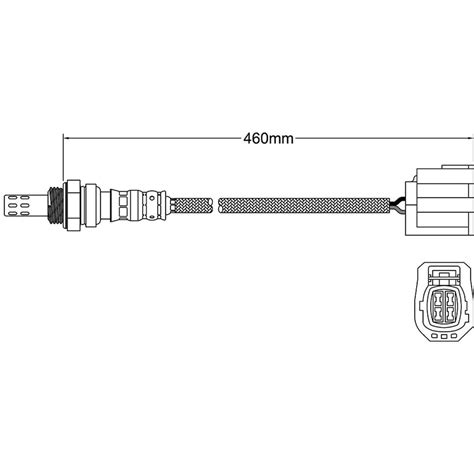 Oxygen Sensor O2 For Mazda 3 BK 2.0L 2.3L LF L3 SP23 pre cat lambda ...