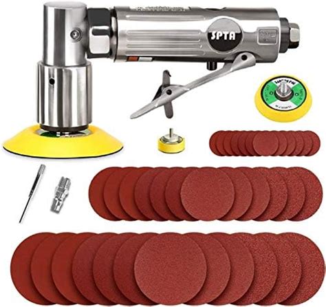 Mini Air Sander SPTA 25mm 50mm 80mm Mini Air Grinder Sets Random Air