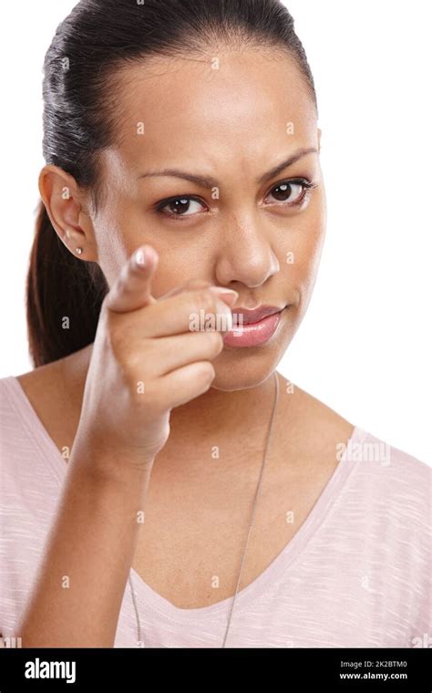 Im Not Done With You Cropped Shot Of An Angry Young Woman Pointing A