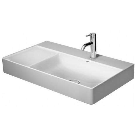 Lavabo Duravit Durasquare Sans Trop Pleinavec Plage De Robinettrie