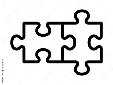 Autism Puzzle Pieces Black And White