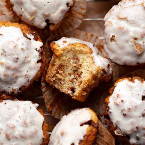 Cinnamon Roll Muffins With Cream Cheese Icing Cambrea Bakes