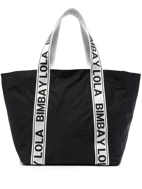 Bimba Y Lola Logo Strap Tote Bag Farfetch