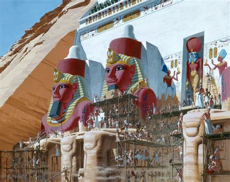 The Great Temple At Abu Simbel Which Took About 20 Years To Build Was