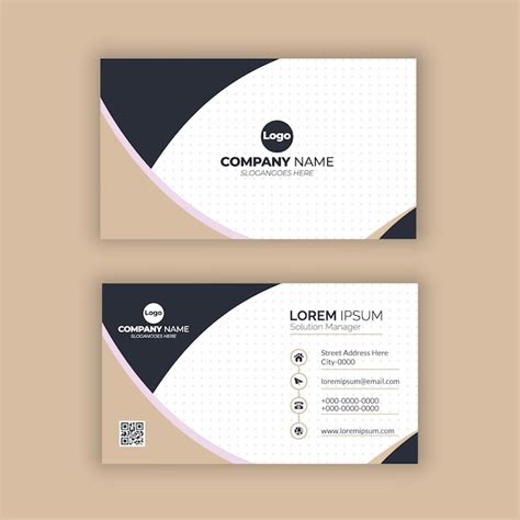 Premium Vector Modern Professional Business Card Design Premium Vector