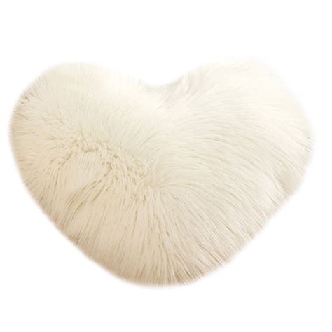 Heart Shaped Throw Pillow Cushion Plush Pillows Gift Home Sofa