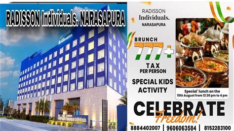 Radisson Individuals The Elite Narasapura Restaurant Hi Five Hotel