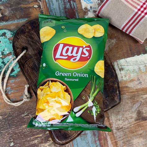 Lay S Chips Green Onion 140g Zielona Cebulka Golly S Onlineshop