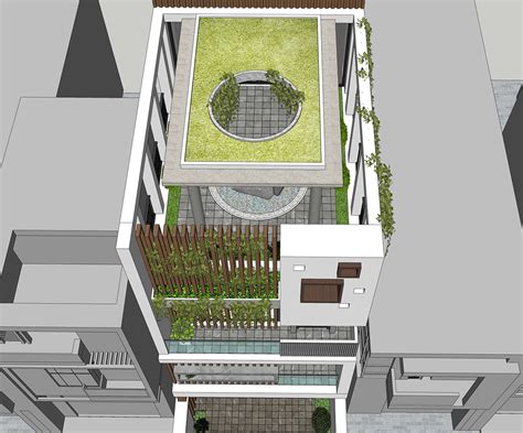 MODERN HOUSE SKETCHUP on Behance