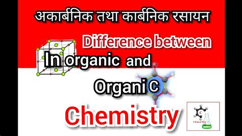 Difference Between Inorganic And Organic Chemistry Organic And