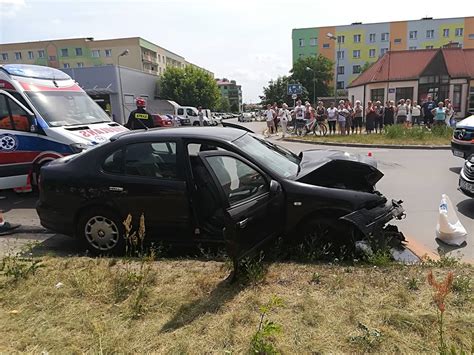 Groźny wypadek zdjęcia z wczorajszego zdarzenia drogowego Kurier