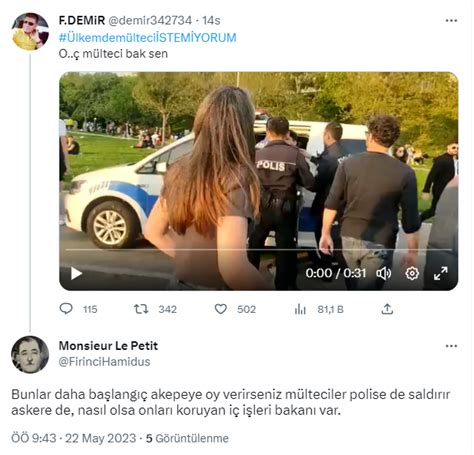 Günün Yalanları on Twitter Mülteciler Kadıköy de polise saldırdı