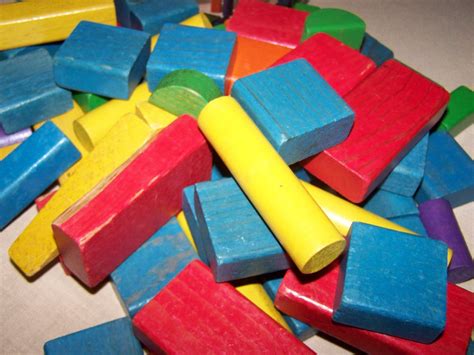 Playskool Wood Blocks Vintage Wooden Blocks